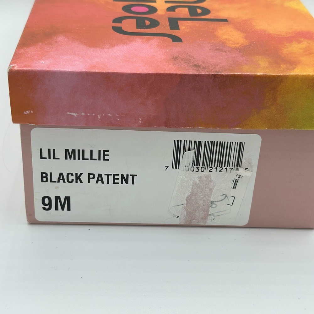 Lil Millie black patent leather shoe